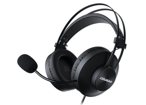 ��������� Cougar Immersa Essential Black, Mini jack (3.5 ��), ��������, �������, ������ 1.6 � - �������� 1