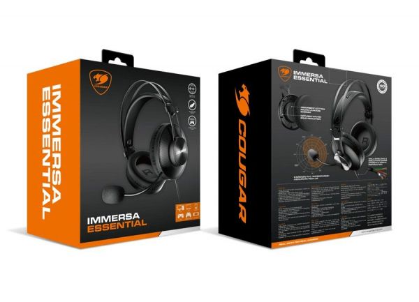 ��������� Cougar Immersa Essential Black, Mini jack (3.5 ��), ��������, �������, ������ 1.6 � - �������� 8