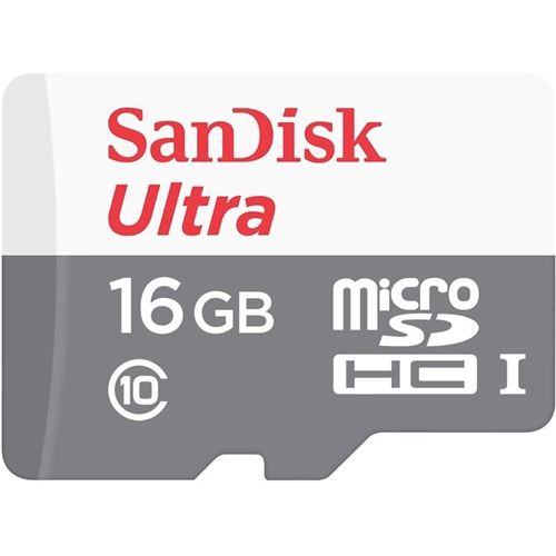   SanDisk microSDHC, 16Gb, Class10, SD  (SDSQUNS-016G-GN3MA) -  1
