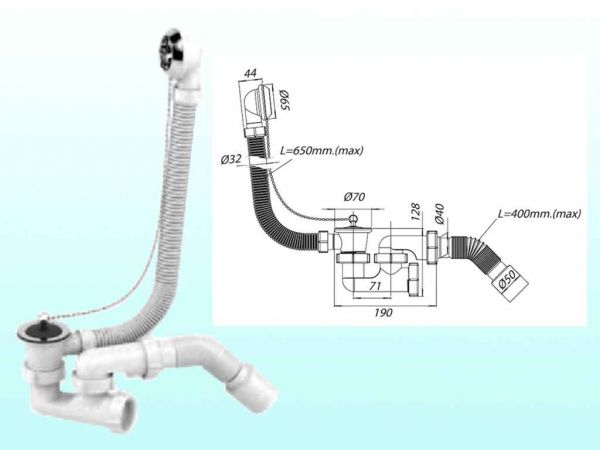  0110 () .. L=400 h=115mm SOLO PLAST -  1
