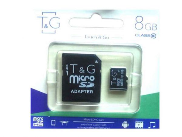 ����� ���'�� ����� ����� micro SDHC 8GB class 10 (� ���������) ��TG - �������� 1