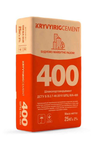   II/-400 25 KRYVYIRIGCEMENT -  1