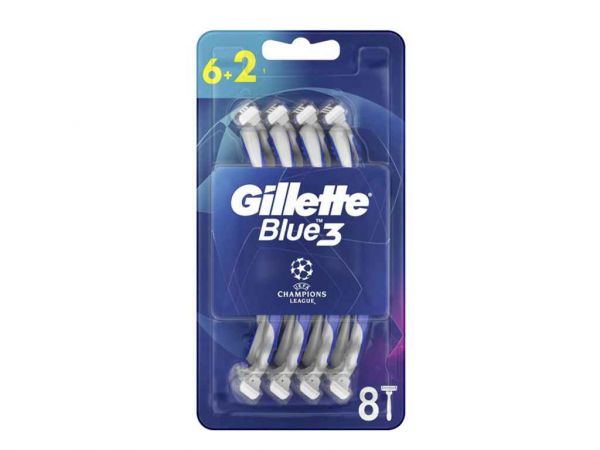  Gilette Blue 3 (6 2) -  1