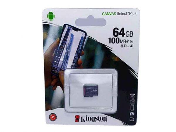 ����� ������ ����� ����� micro SDHC 64GB class 10 (��� ��������) ��Kingston - �������� 1