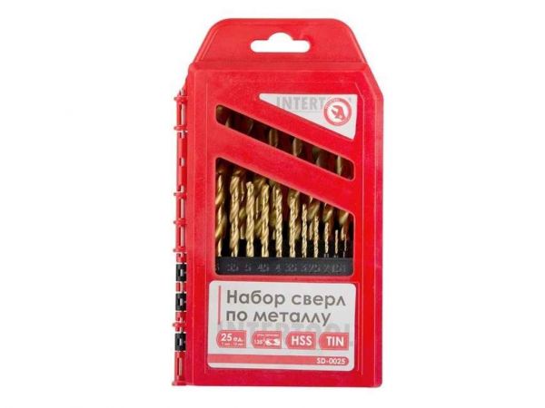 ���� ������� �� ������ DIN338 HSS 25�� (1.0-13.0), �������� Ti ��INTERTOOL - �������� 1