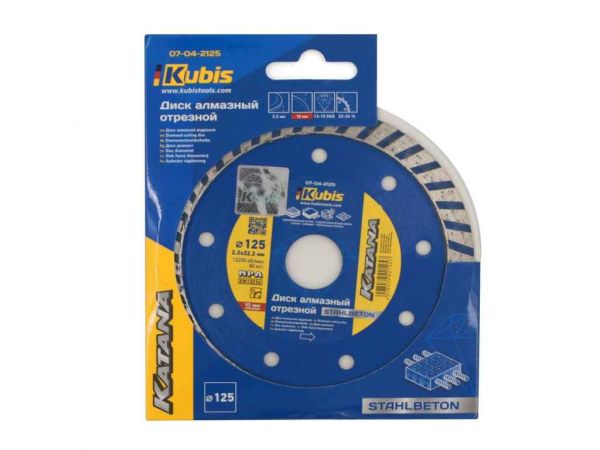 ���� ������� �������� TURBO STAHLBETON KATANA 230�� 22,2�� 2.8*10�� ��Kubis - �������� 1