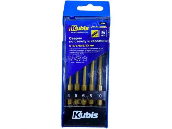 ������� �� ���� �� ������� 4 ���� d=4/5/6/8/10 �� 5�� TiN, YG6X ��Kubis - �������� 1