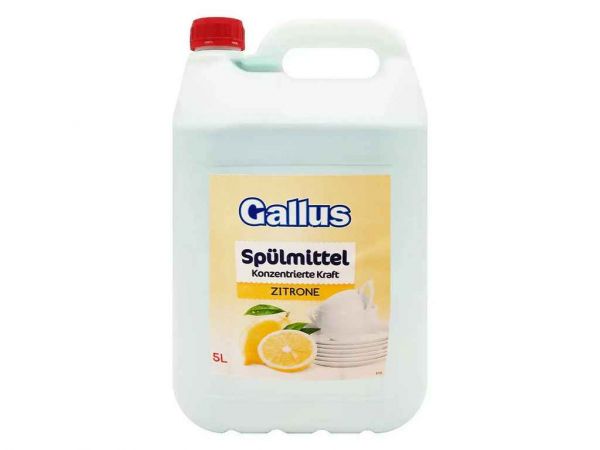     5 Spulmittell Zitronen Duft  Gallus -  1