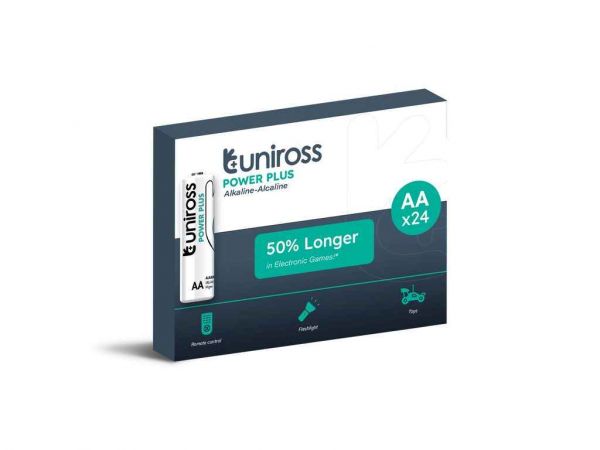 ��������� ����� LR6/AA 24�� Power Plus Alkaline AA 1.5V - BX (� ��) ��UNIROSS - �������� 1