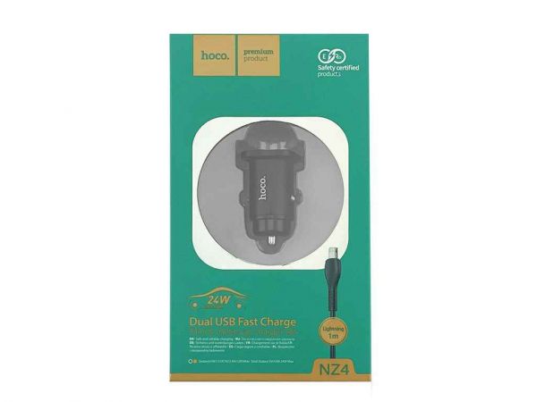 ������������ �������� ������� iPhone Lightning NZ4 2.4A/2USB ������ ��HOCO - �������� 1