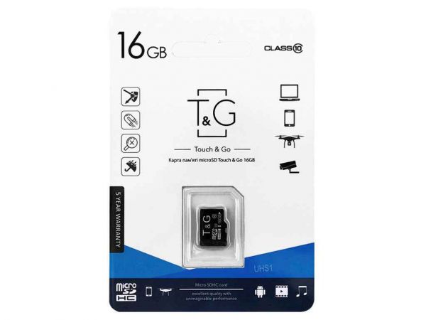 ����� ���'�� ����� ����� 16Gb Micro SD (10) (-adapter) UHS-I ��TG - �������� 1