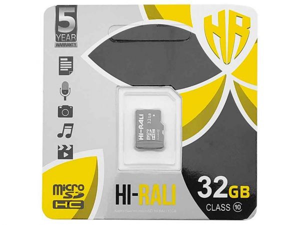 ����� ������ ����� ����� 32Gb Micro SD (10) (-adapter) UHS-l ��Hi-Rali - �������� 1