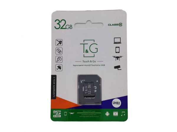 ����� ������ ����� ����� 32Gb Micro SD (10) (adapter) UHS-III ��TG - �������� 1