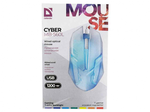 ����� ������� Cyber MB-560L RGB ���� ��DEFENDER - �������� 1
