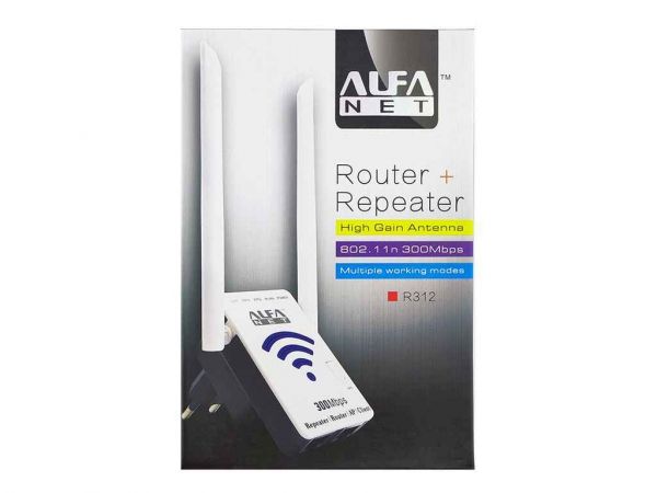 Wi-Fi ������/������ R312 (1xLAN, 1xWAN, 802.11n, 2 ������, WPS) 2.4GHz 300Mbps ���� ��Alfa - �������� 1