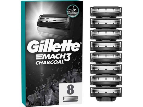 ����� �������� 8�� ��� ������ (����) ������� Mach3 Charcoal ��GILLETTE - �������� 1