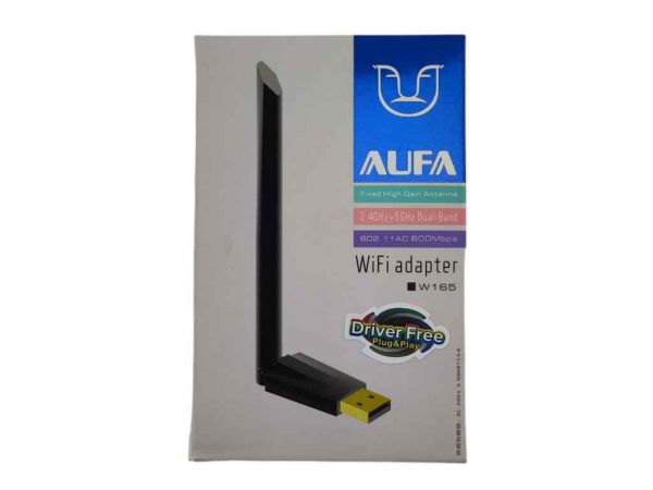 ������� Wi-Fi USB W165, RTL8811IC, 2.4GHz5GHz, 600Mbps 3DBI ��ALFA - �������� 1