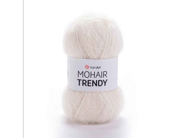 ����� Mohair Trendy �������� 50% ����� 50% ����� 220� 100� 5��/�� 1003 ��YarnArt - �������� 1