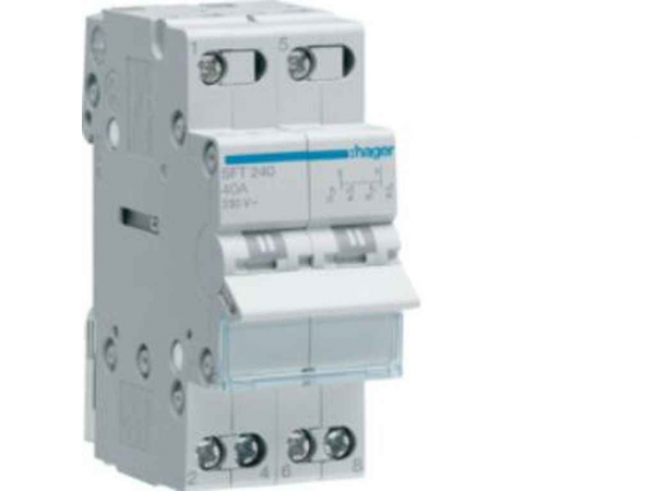 ��������� I-0-II �� ��������� ������� ������ 2p 40�/230� SFT240 ��HAGER - �������� 1