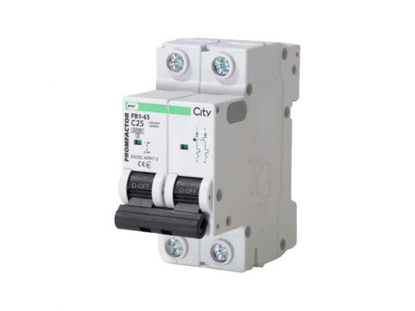 ������������ ������� 25A � 6,5kA FB1-63 2P C 6kA CITY ��PF - �������� 1