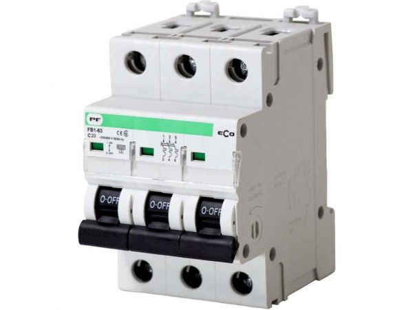   20A  6,5kA FB1-63 3P C 6kA ECO PF -  1