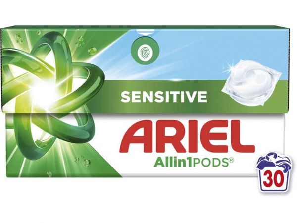 ������� ��� ������ 30�� Pods All-in-1 Sensitive Skin ��� ������� ���� ��ARIEL - �������� 1