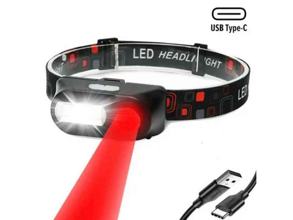 ˳���� �������� 5000K ��� 1*18650 1804-LED(Red)COB(White) ������� - �������� 1