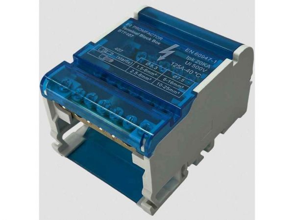 ���� ������� � ������ 4P 125A 4x7 690V BTF407 DIN-�����/���������/�� �������� ������ ��PF - �������� 1