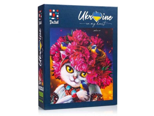 ����� White cat in the pink wreath DT1000-05 ��VLADI TOYS - �������� 1