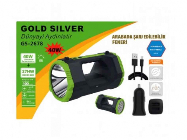 �i���� ��i����i����� 5000K 40W ������ ������ SMD, GS-2678 ��� 15000mAh ��GOLD SILVER - �������� 1