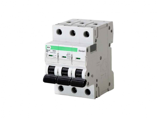 ������������ ������� 63A C 6kA FB2-63 3P STANDART ��PF - �������� 1