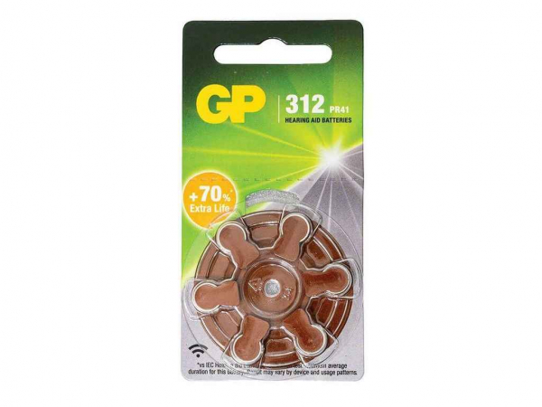 ��������� ��� ��������� ������� ZA312F-EL TD6, PR41 Zinc Air 6�� (������) ��GP - �������� 1