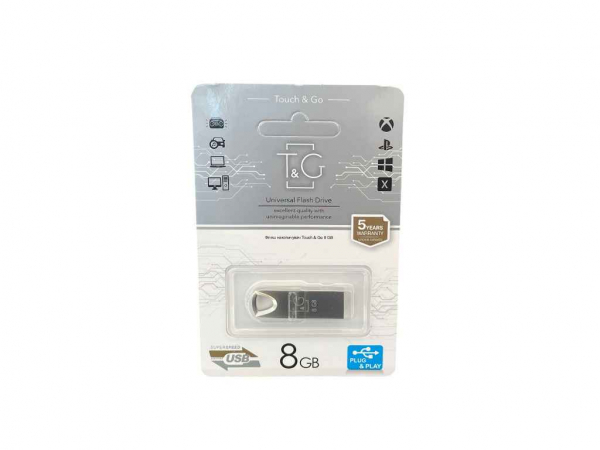 ���� USB 8GB 2.0 Metal 117 Steel ��TG - �������� 1