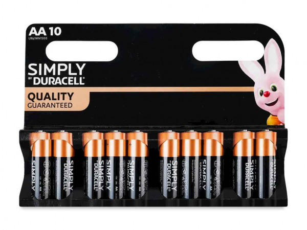 ��������� Simply AA ��������� 1.5V LR06 10�� ���� ��DURACELL - �������� 1