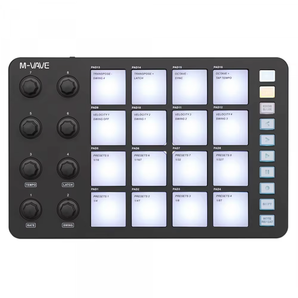 ����������� MIDI-���������� M-VAVE SMC-PAD black - �������� 1