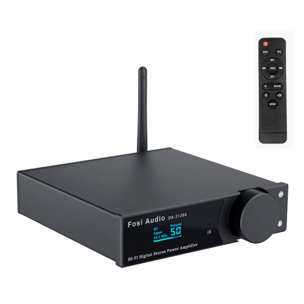 ϳ�������� ����� Fosi Audio DA2120A black. Bluetooth 5.0, 2x50W - �������� 1