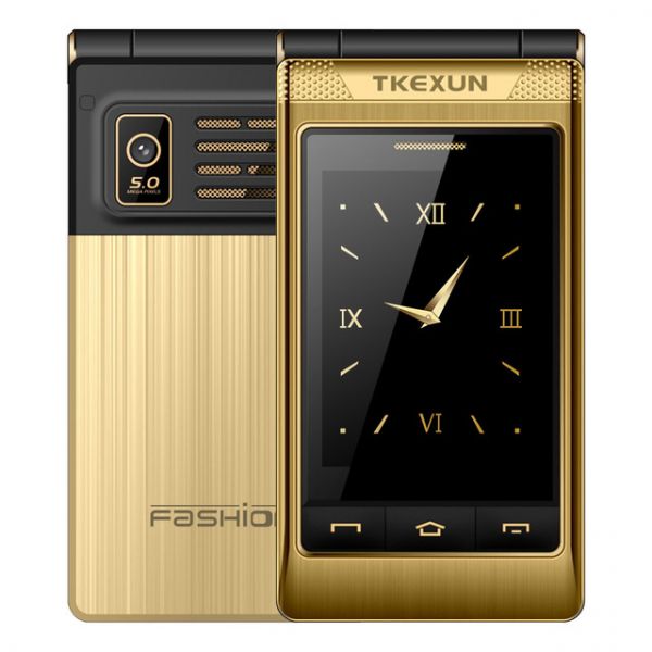 Tkexun G10-1 3G (Yeemi G10-1) gold. Dual display -  1