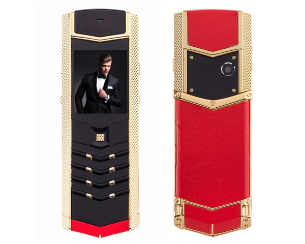 ��������� ������� H-Mobile V1 (Hope V1) red-gold. Vertu design - �������� 1