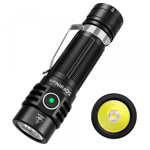 ˳������ Sofirn SC18 6500K SST40 IPX8 1800 Lumen black - �������� 1
