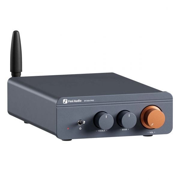 ϳ  Fosi Audio BT20A Pro gray. Bluetooth 5.0, 2x300W -  1