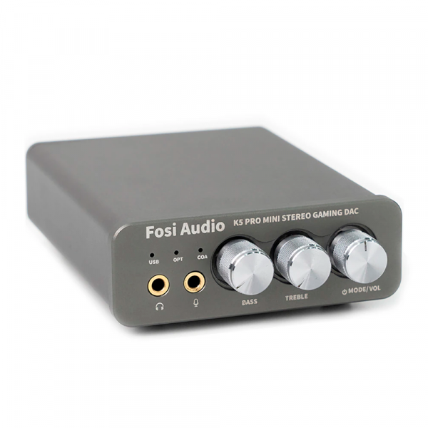  SPDIF/Coaxial  RCA/3.5 Fosi Audio K5 Pro black -  1