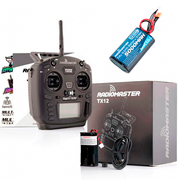 FPV ����� RadioMaster TX12 MKII ELRS M2 � ������������ RadioMaster 21700 - �������� 1