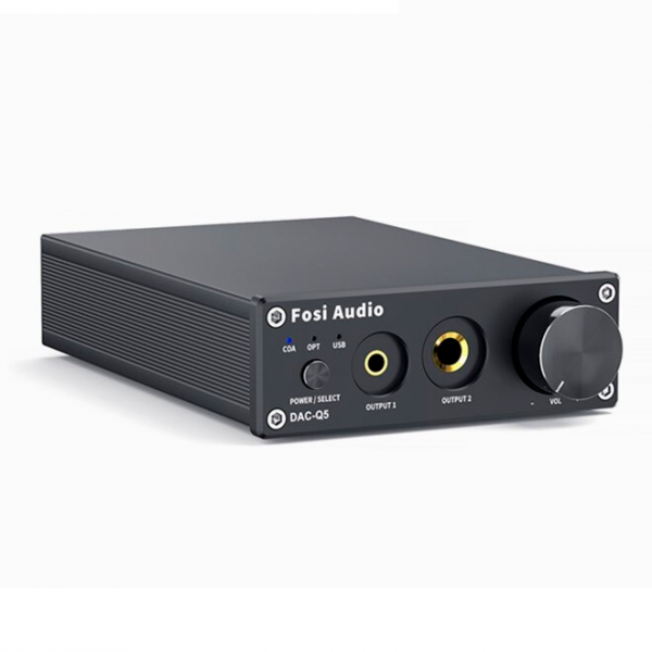 ��������� ����� SPDIF/Coaxial �� RCA/3.5/6.35 Fosi Audio DAC-Q5 black - �������� 1