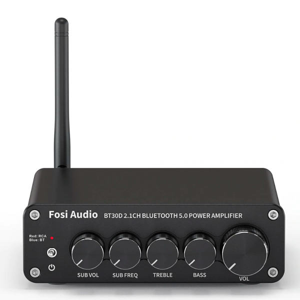   Fosi Audio BT30D. Bluetooth 5.0, 2x50W+100W -  1