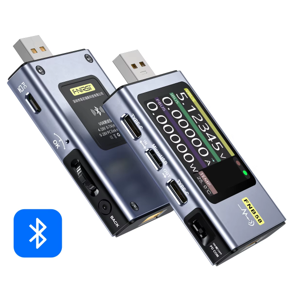 USB-������ ��� �������� �������� FNIRSI FNB58 � Bluetooth silver - �������� 1