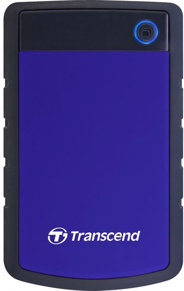 HDD  Transcend StoreJet 25H3 2TB (TS2TSJ25H3B) USB 3.0 Blue -  1