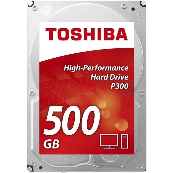  HDD SATA  500GB Toshiba P300 7200rpm 64MB (HDWD105UZSVA) -  1