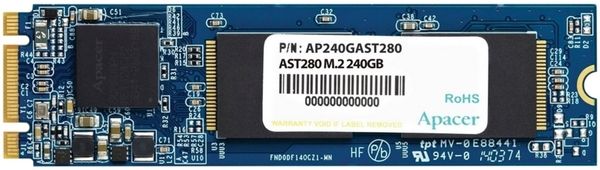  SSD M.2 2280 240GB Apacer (AP240GAST280-1) -  1