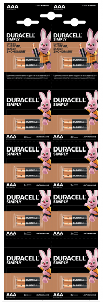 ��������� DURACELL LR03 MN2400 ��.1�2 ��. ������� (������ 2�10) - �������� 1