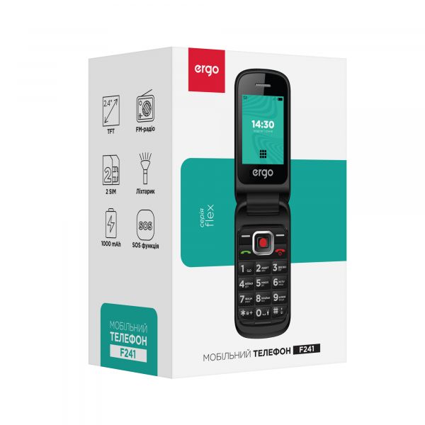 �������� ������� ERGO F241 Dual Sim Black (F241 Dual Sim (black)) - �������� 5